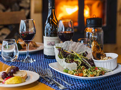 Mahlzeiten in der Auberge du Vieux-Moulin